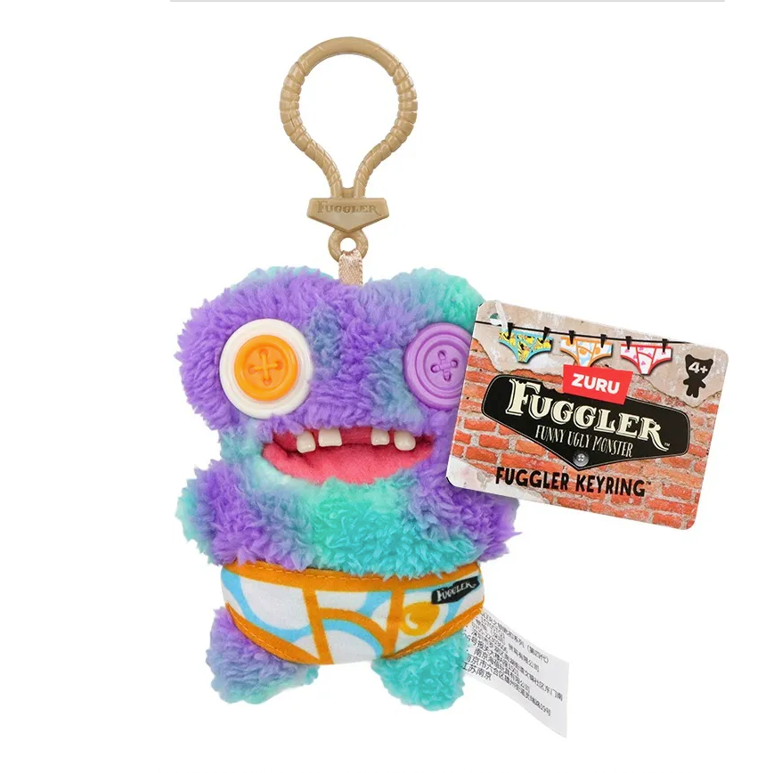 Fuggler Azul Morado Con Calzón (Llavero)