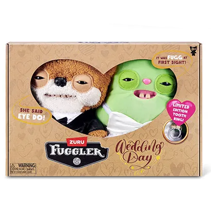 Fuggler Set : Boda - Novios (Peluches)