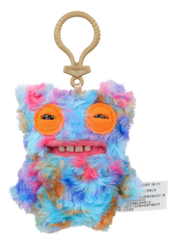 Fuggler Llavero : Azul Multicolor (Peluche)