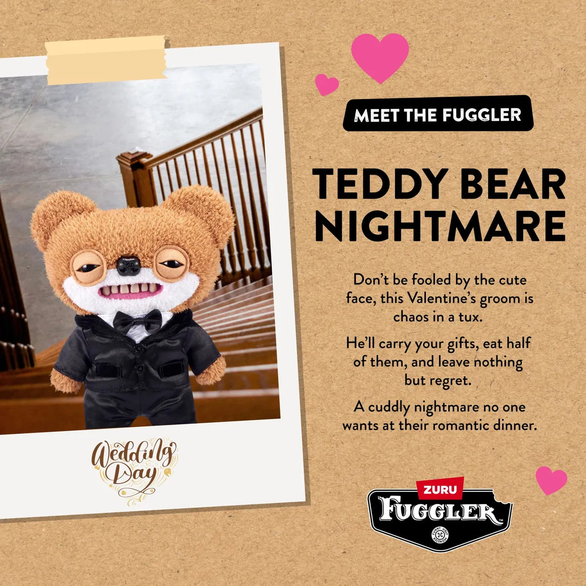 Fuggler Set : Boda - Novios (Peluches)