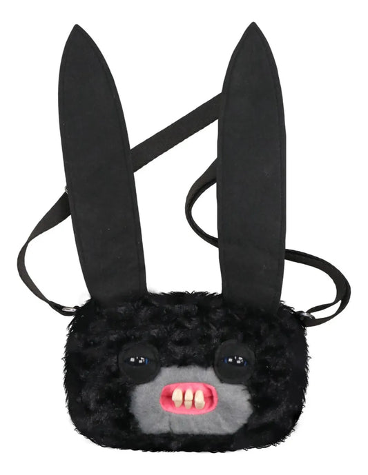 Fuggler Bolsa : Negra Conejo (Bandolera)