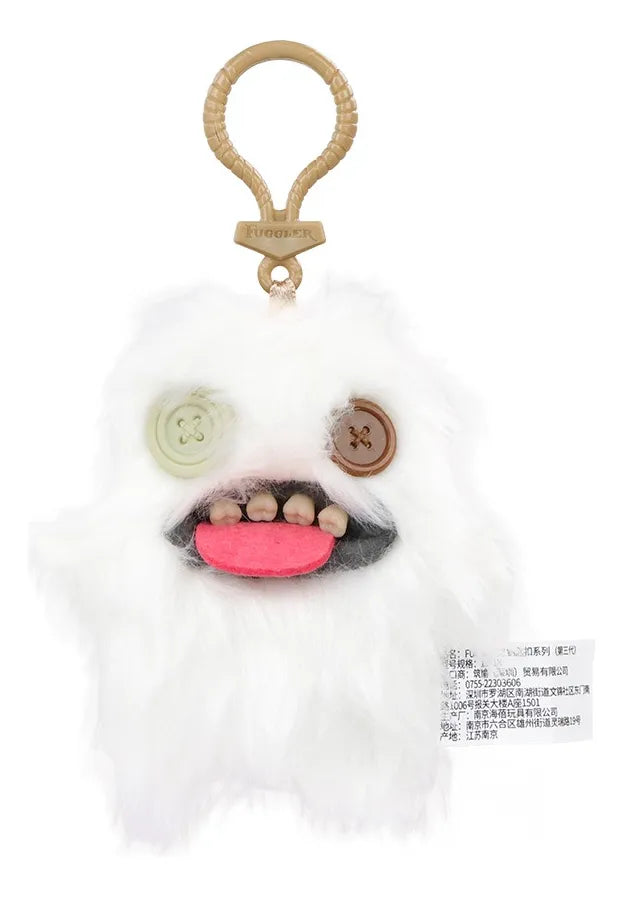 Fuggler Llavero : Blanco - Lengua (Peluche)