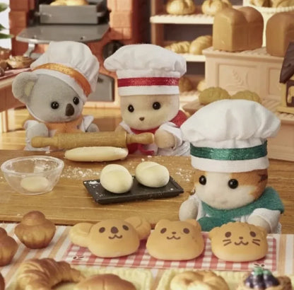 Sylvanian Famillies - Trío De Panaderos (Set Especial) - KatittoLand