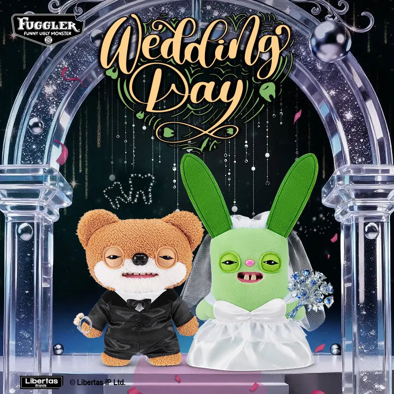 Fuggler Set : Boda - Novios (Peluches)