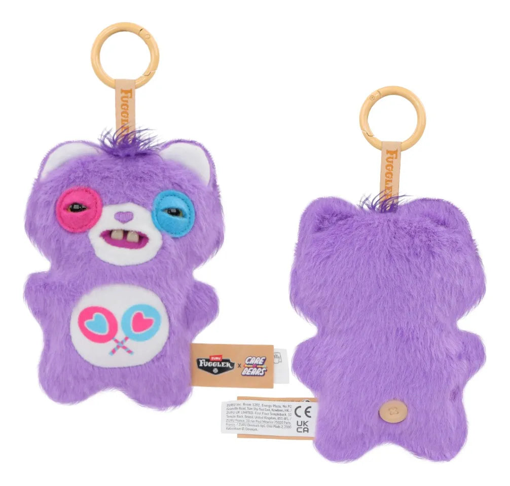 Fuggler Llavero : Care Bears - Morado (Peluche)