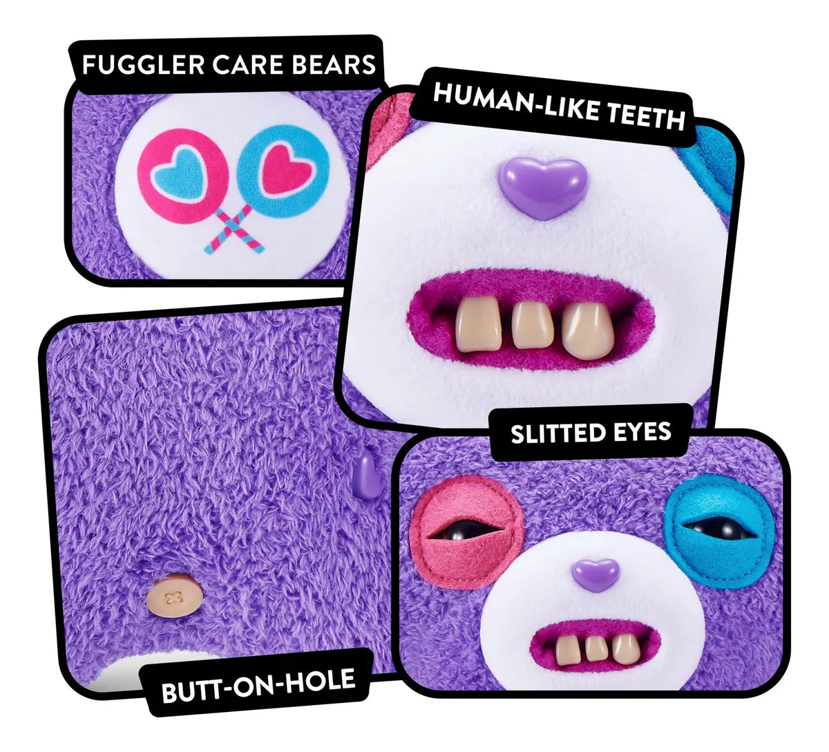 Fuggler x Ositos cariñositos (Morado) Carebears