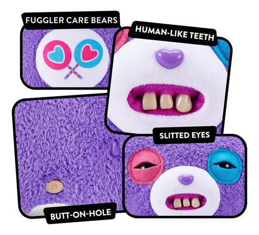 Fuggler Care Bears : Morado (Peluche)