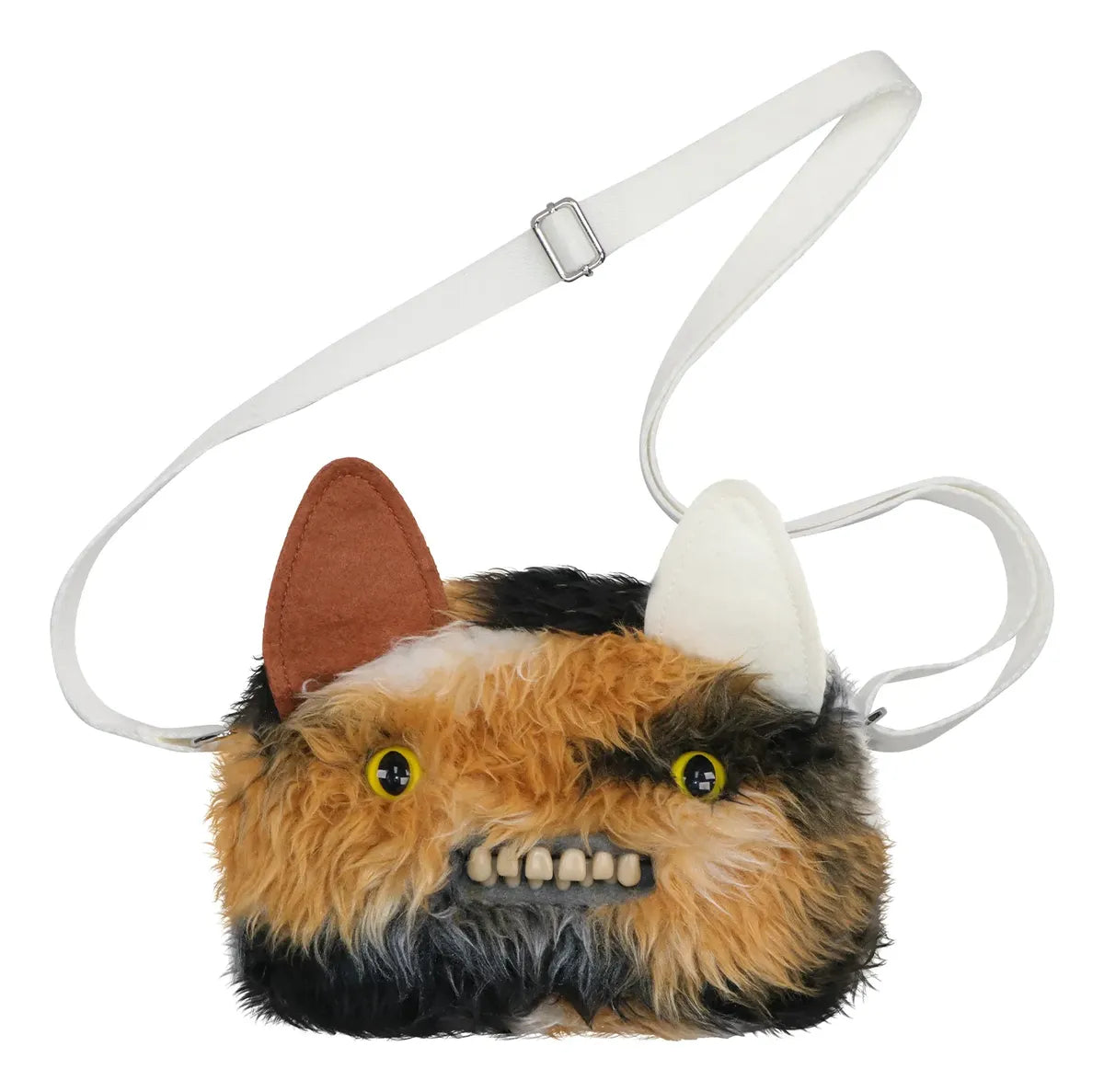 Fuggler Bolsa : Gato Cálico Multicolor (Bandolera)