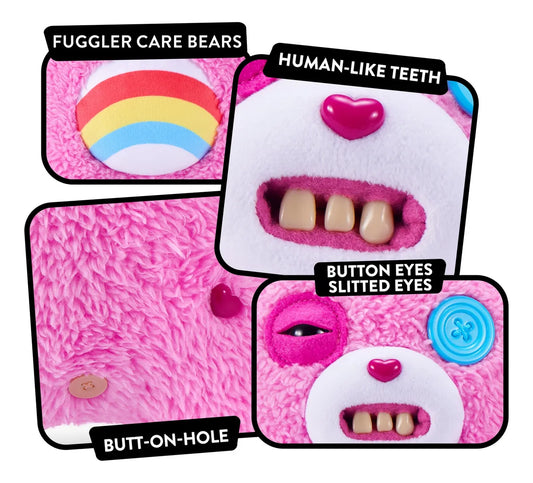 Fuggler Care Bears : Rosa (Peluche)
