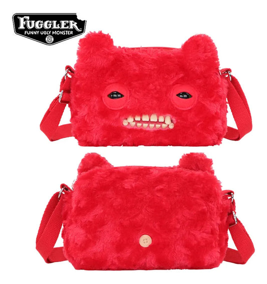 Fuggler Bolsa : Roja Peluda (Bandolera)