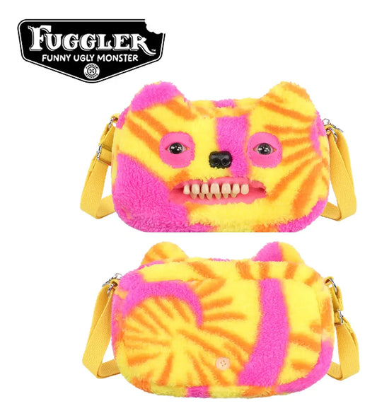 Fuggler Bolsa : Rosa Amarillo Oso (Bandolera)