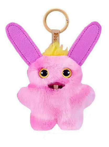 Fuggler Baby Pinkles : Rosa Conejo (Llavero de Peluche)
