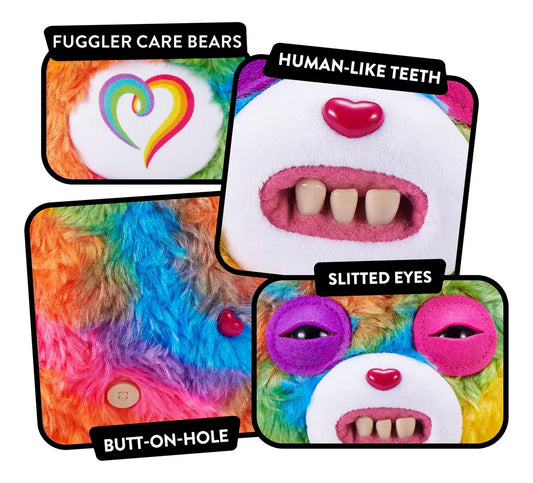 Fuggler Care Bears : Arcoíris (Peluche)