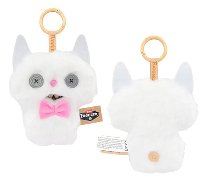 Fuggler Llavero : Alley Cats - Gato Blanco (Peluche)