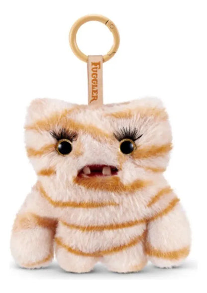 Fuggler Llavero : Baddies - Mounstruo Beige Cebra (Peluche)