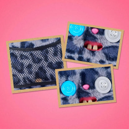 PREVENTA - Fuggler Nipples : Conejo Negro Azul (Peluche)