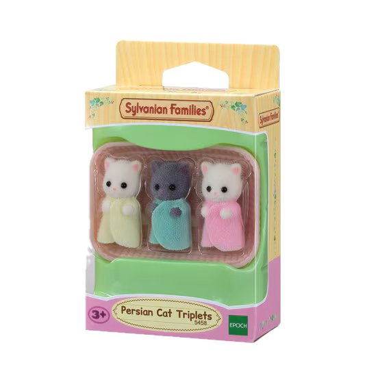 Sylvanian Families Trillizos : Gato Persa (Set Completo)