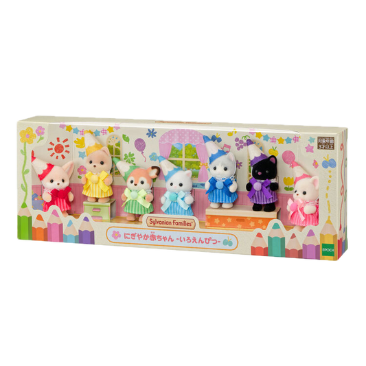 Sylvanian Famillies - Bebés Lapices De Colores (Set Especial)