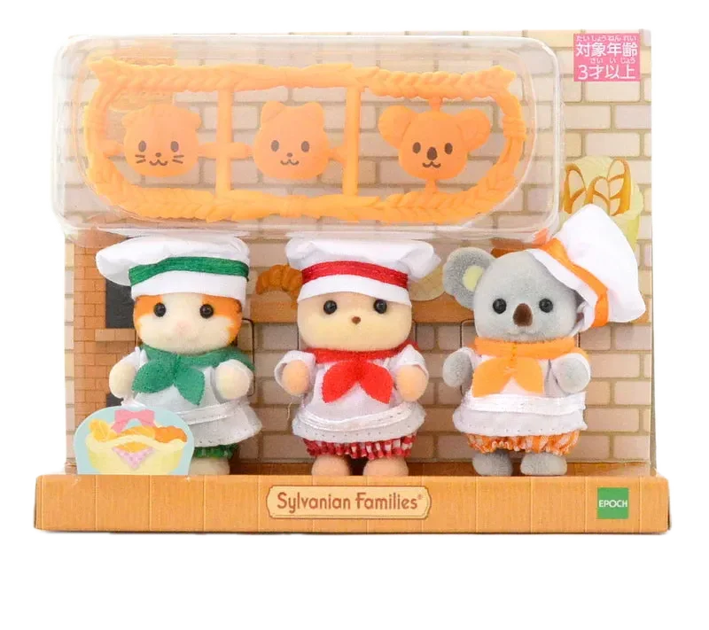 Sylvanian Famillies - Trío De Panaderos (Set Especial) - KatittoLand