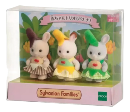 Sylvanian Famillies - Trío De Plátanos (Set Especial) - KatittoLand