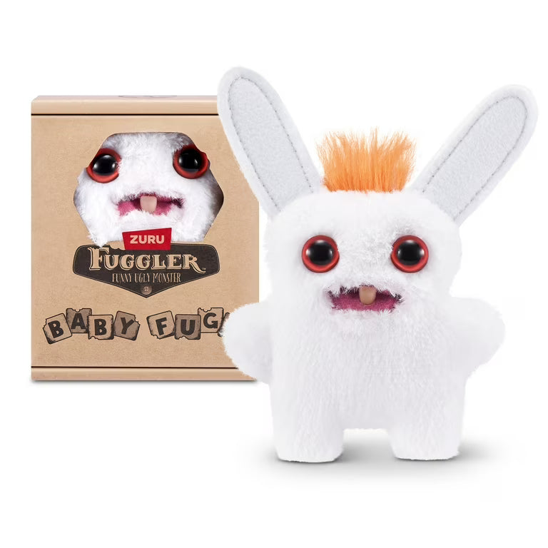 Fuggler Baby v4 : Blanco Conejo (Peluche Pequeño)