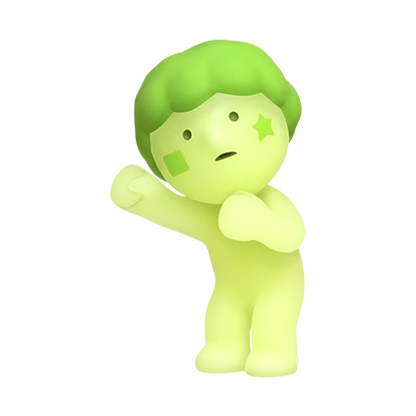 Smiski Cheer : Peluca (Figura Abierta)
