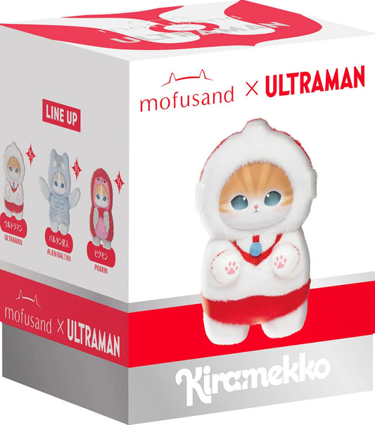 Mofusand x Ultraman : Caja Sorpresa (Llavero de Peluche)