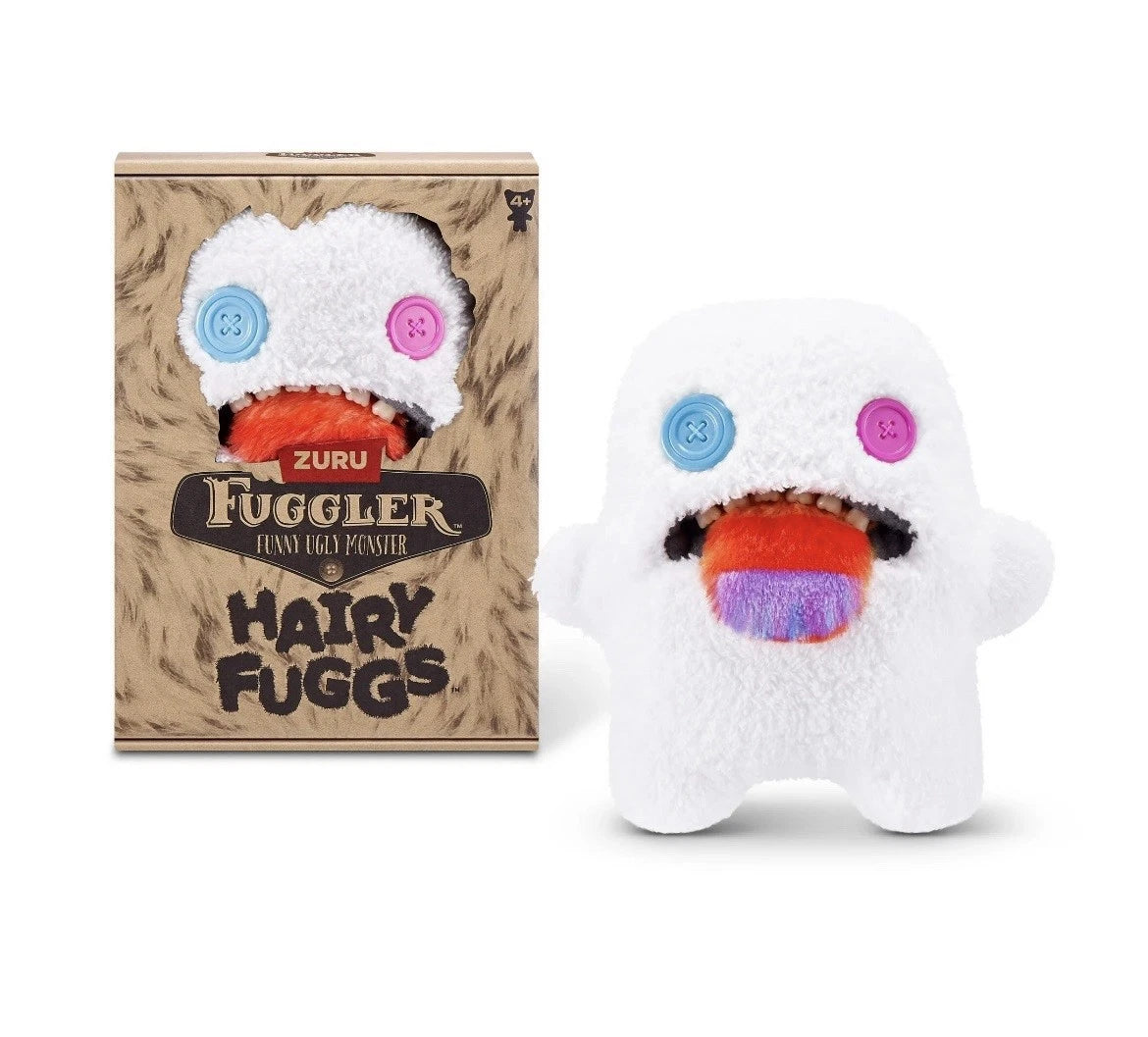Fuggler Hairy : Blanco Lengua Peludo (Peluche)