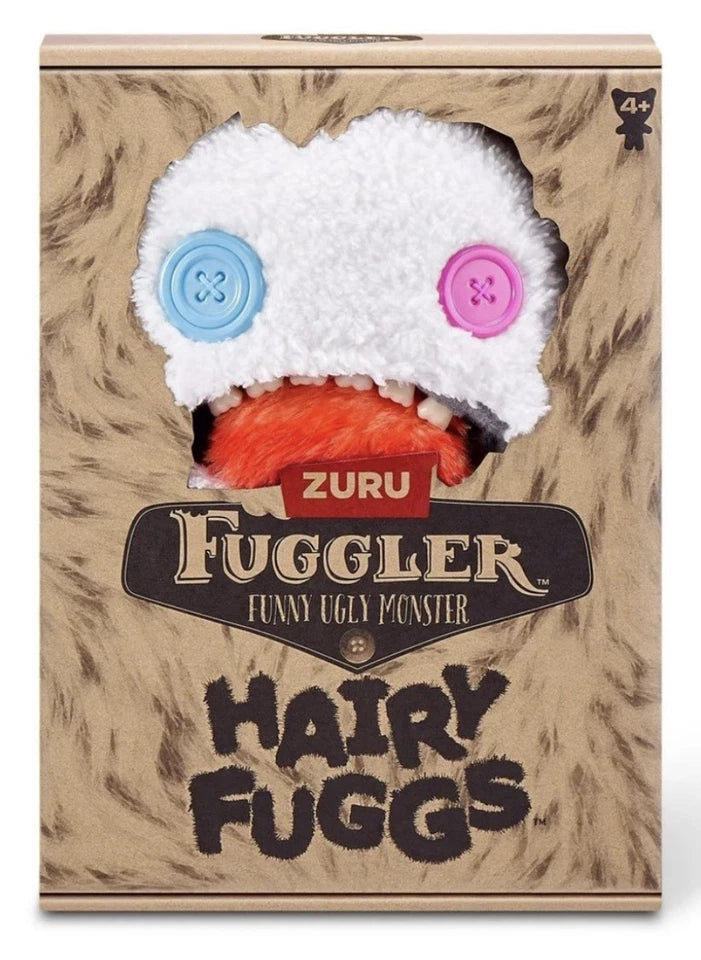 Fuggler Hairy : Blanco Lengua Peludo (Peluche)