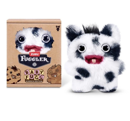 Fuggler Baby Screech : Blanco Negro (Peluche Pequeño)