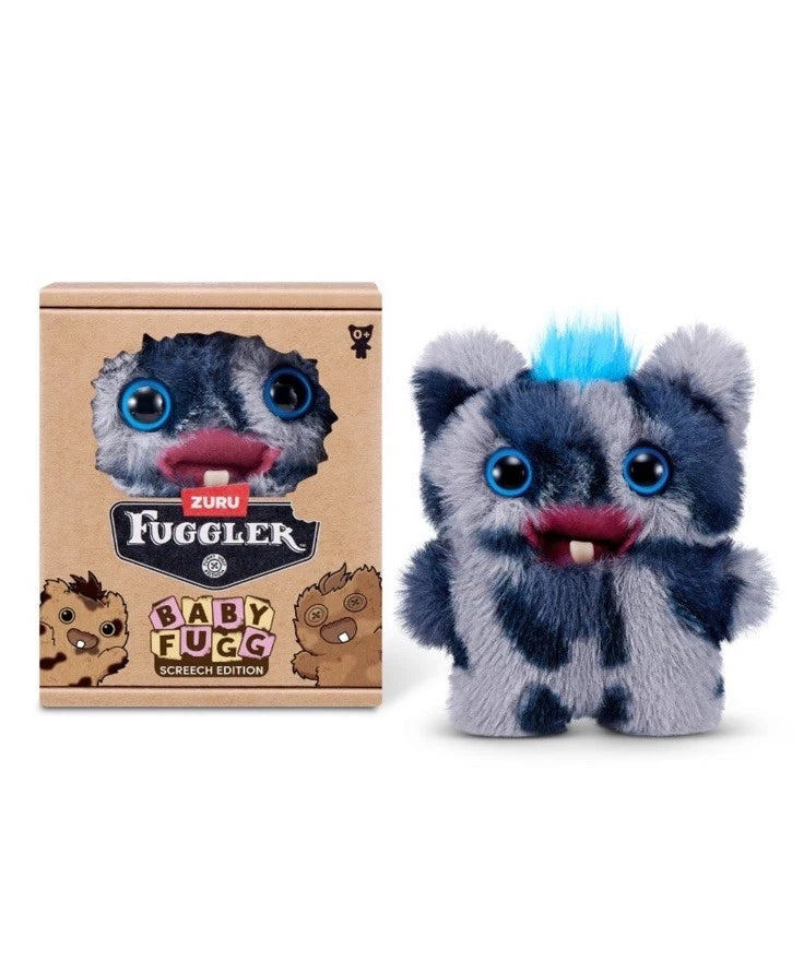 Fuggler Baby Screech : Gris Oscuro (Peluche Pequeño)
