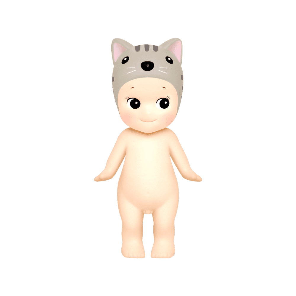 Sonny Angel Animal 3 : Gato Gris (Figura Abierta)