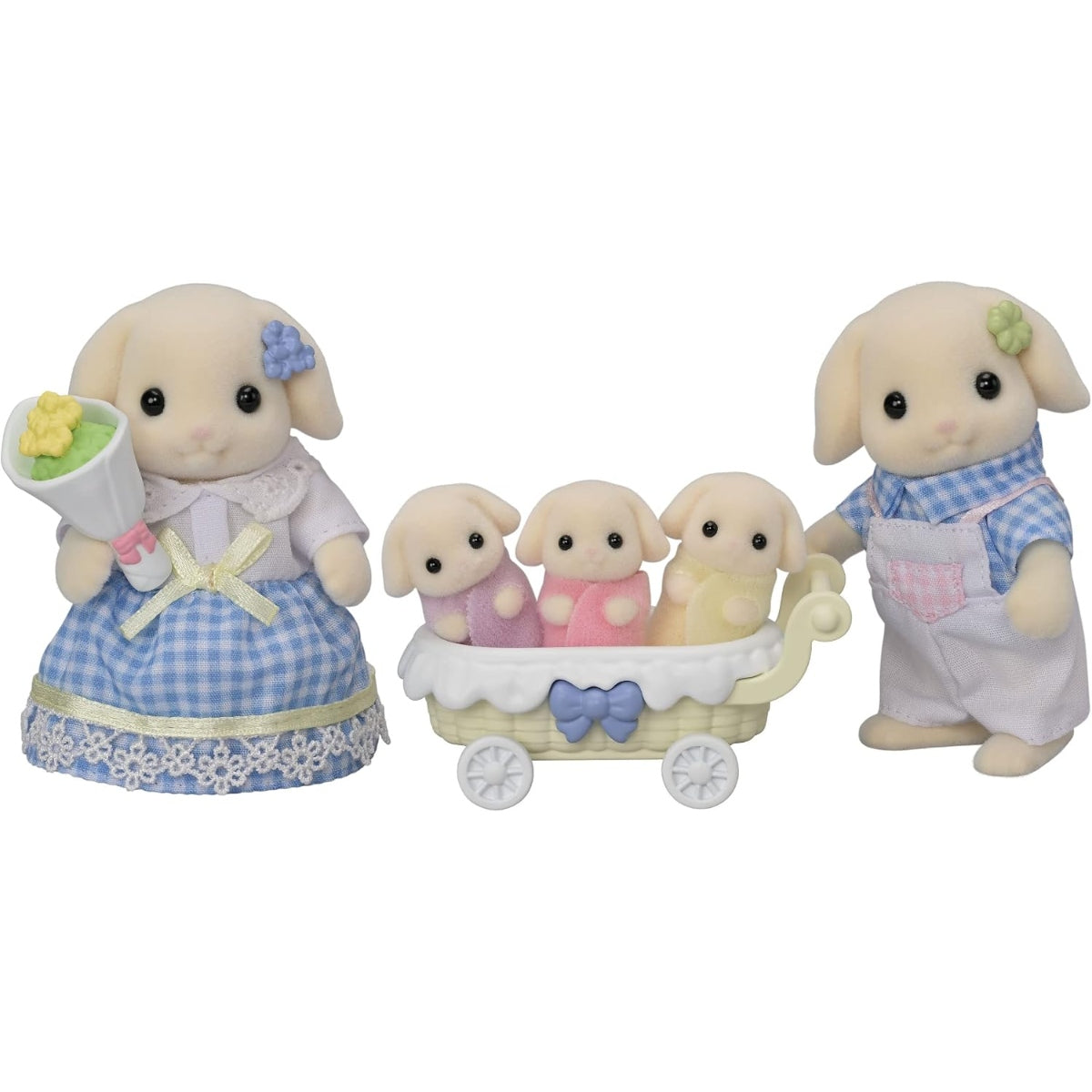 Sylvanian Families Familia : Conejo Flora (Set Completo)