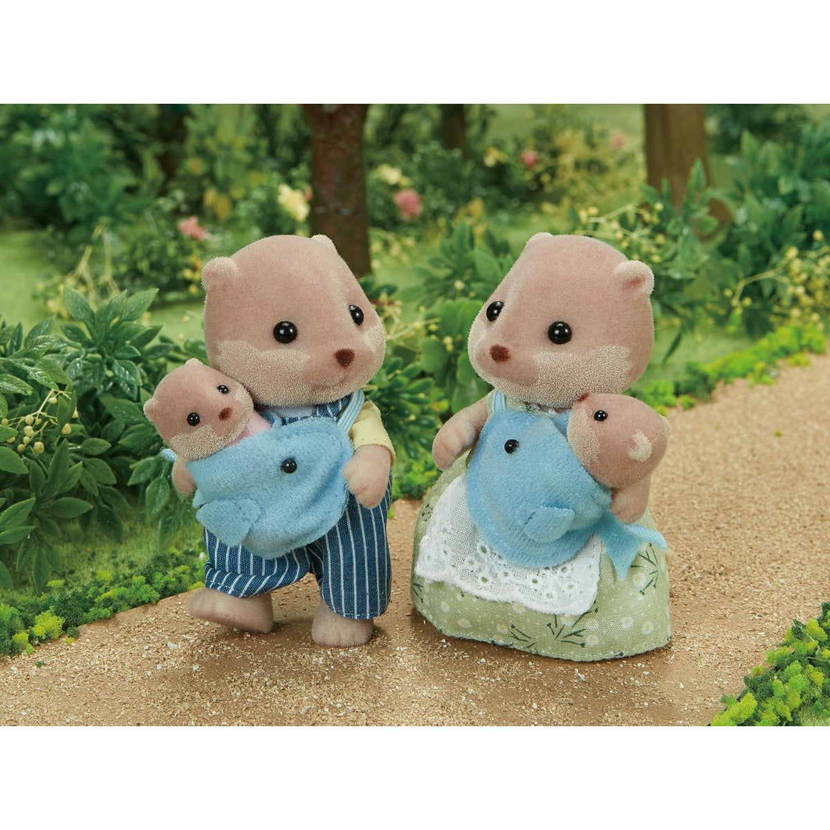 Sylvanian Families Familia : Nutria de Rio (Set Completo)
