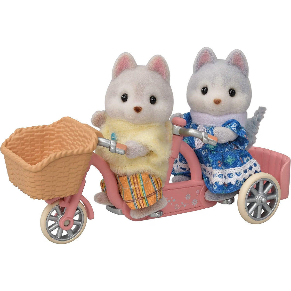 Sylvanian Families Hermanos : Perro Husky (Set Completo)