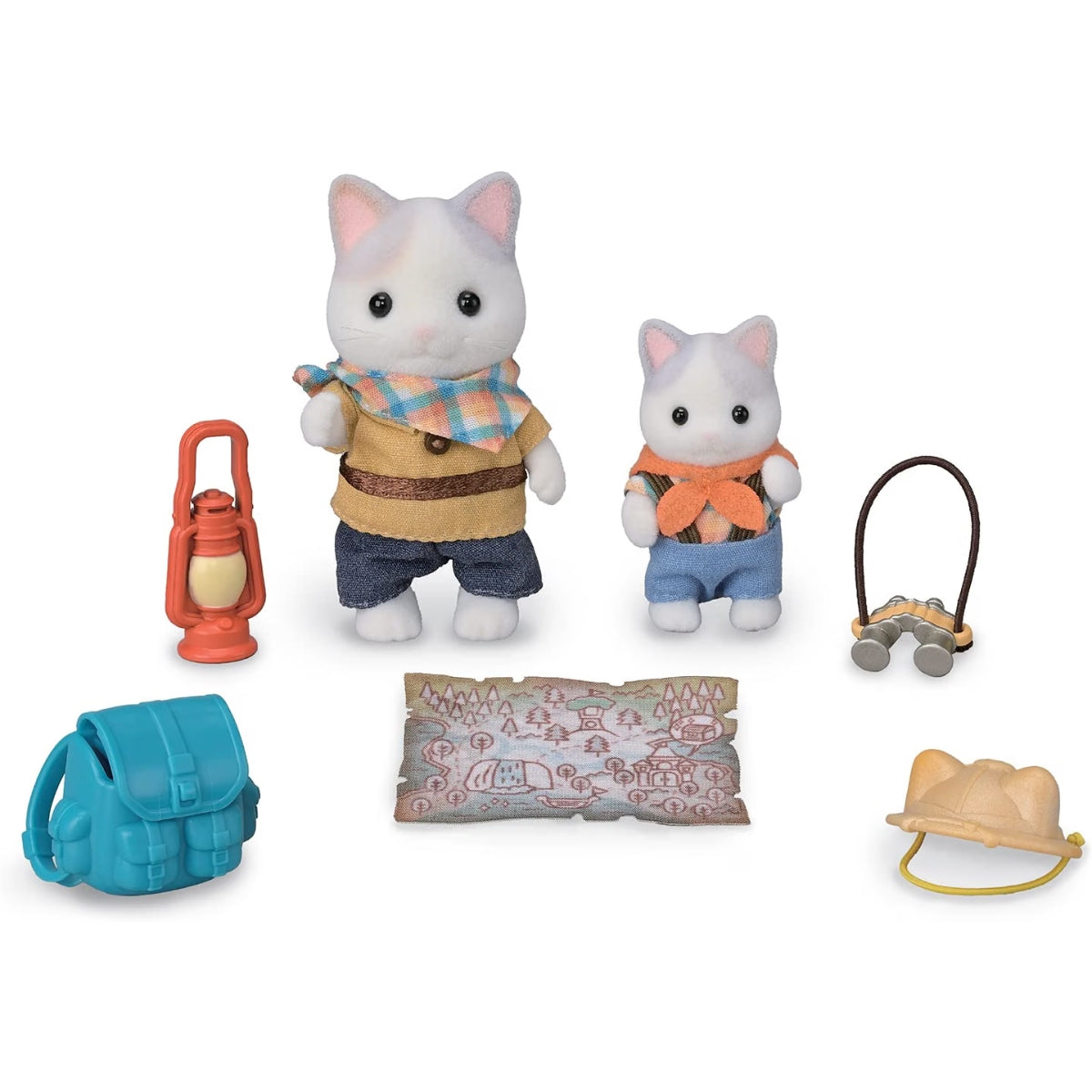 Sylvanian Families Hermanos : Gato Latte (Set Completo)
