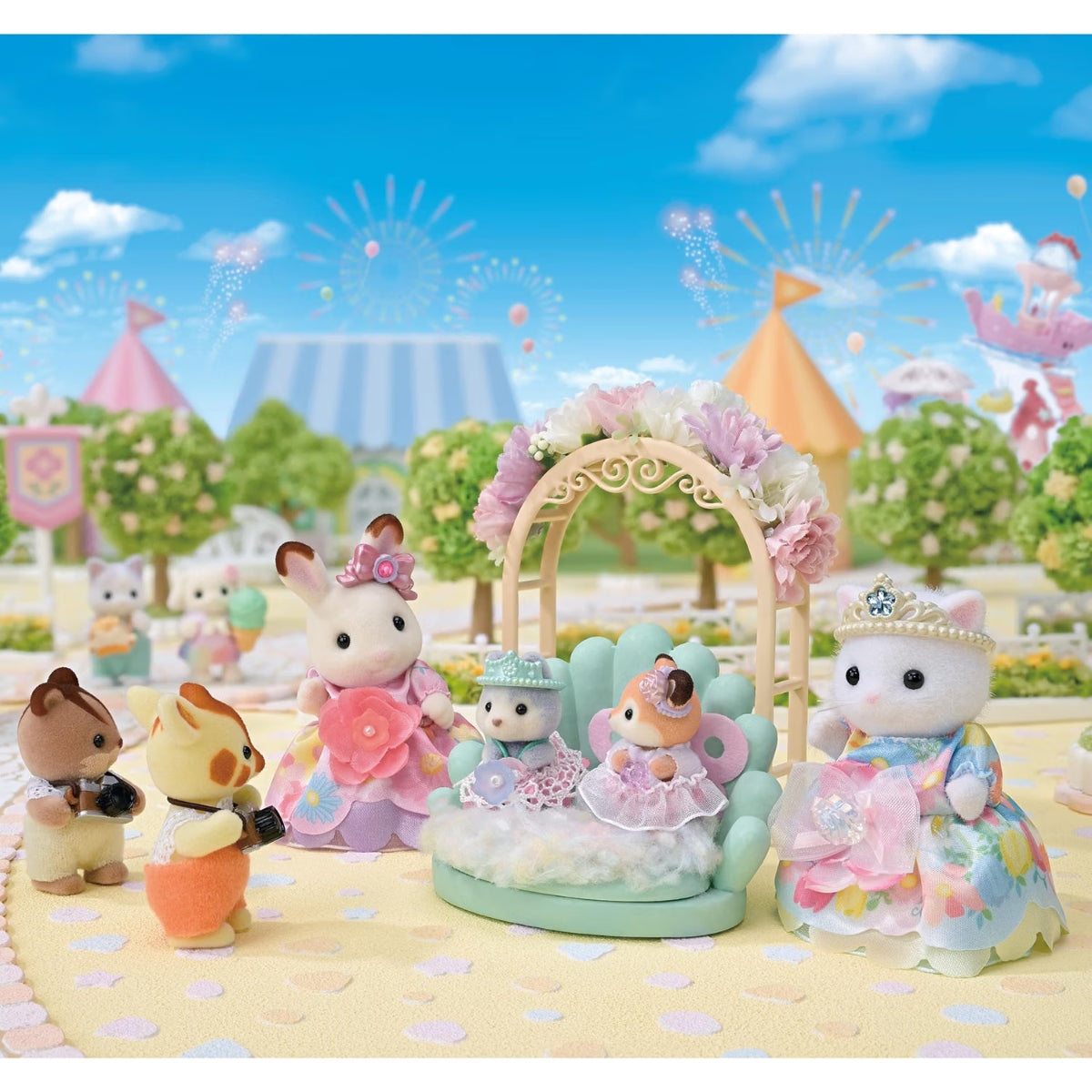 Sylvanian Families Bebés : Princesas de Flores (Set Completo)