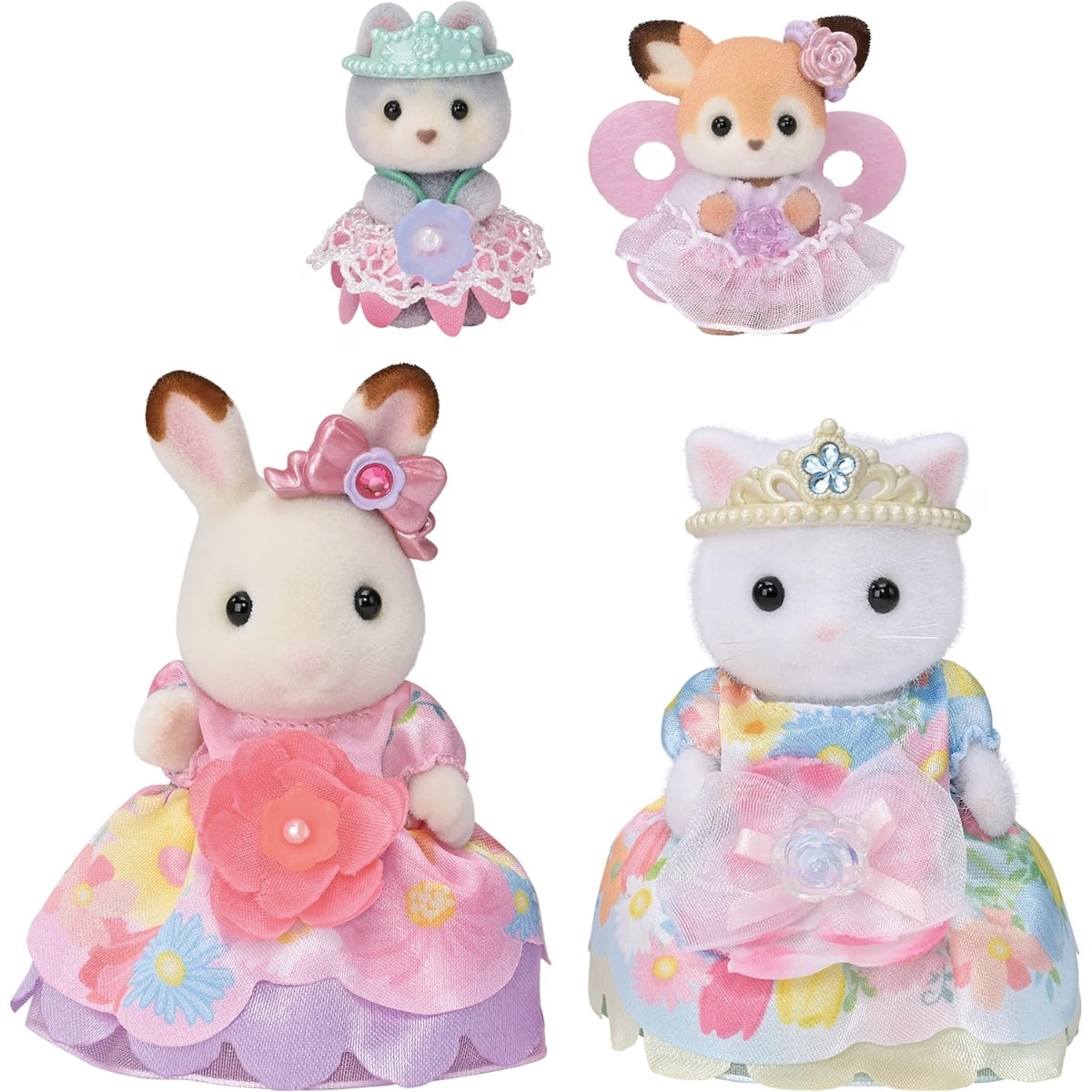 Sylvanian Families Bebés : Princesas de Flores (Set Completo)