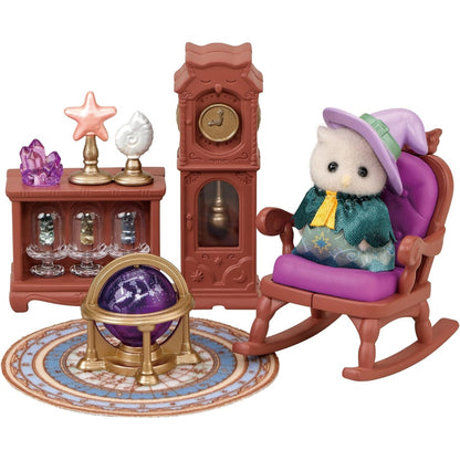 Sylvanian Families : Buho Azul Claro Cuarto (Set Completo)