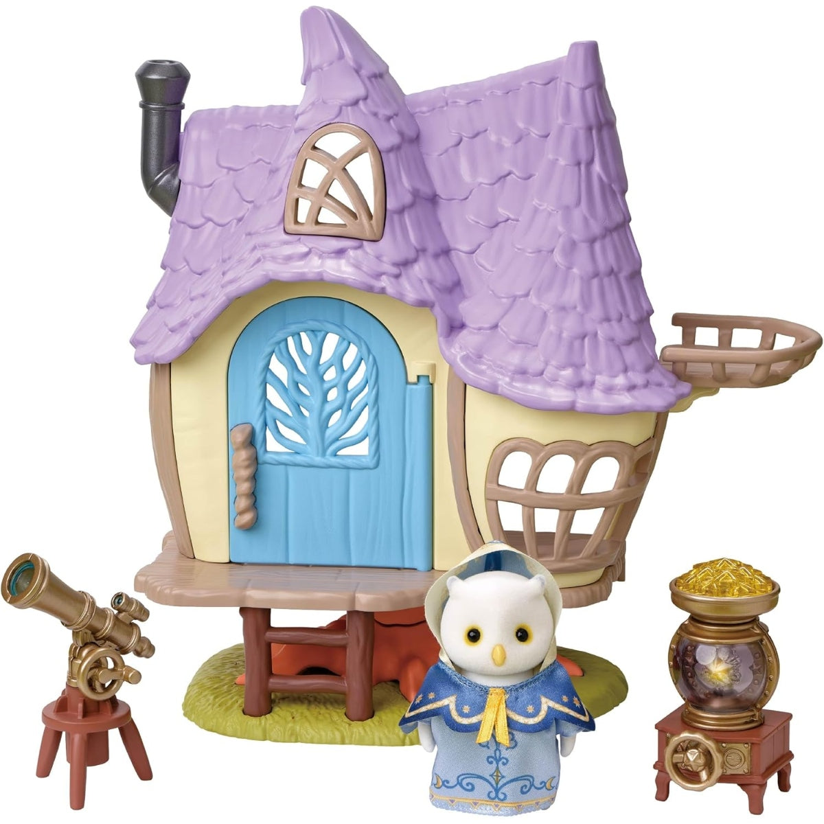 Sylvanian Families : Buho Azul Casa (Set Completo)