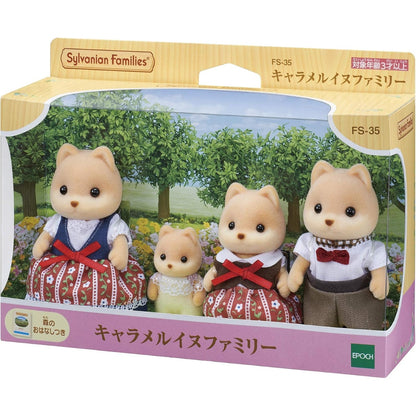 Sylvanian Families Familia : Perro Caramelo (Set Completo)