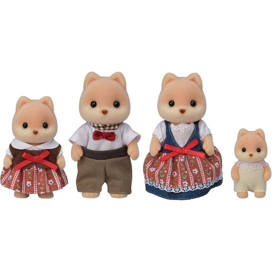 Sylvanian Families Familia : Perro Caramelo (Set Completo)
