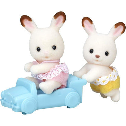 Sylvanian Families Gemelos : Conejo de Chocolate (Set Completo)