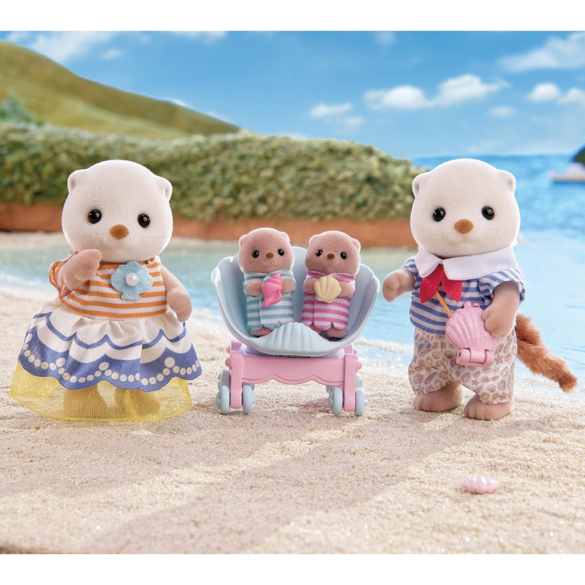 Sylvanian Families Familia : Nutria Marina (Set Completo)