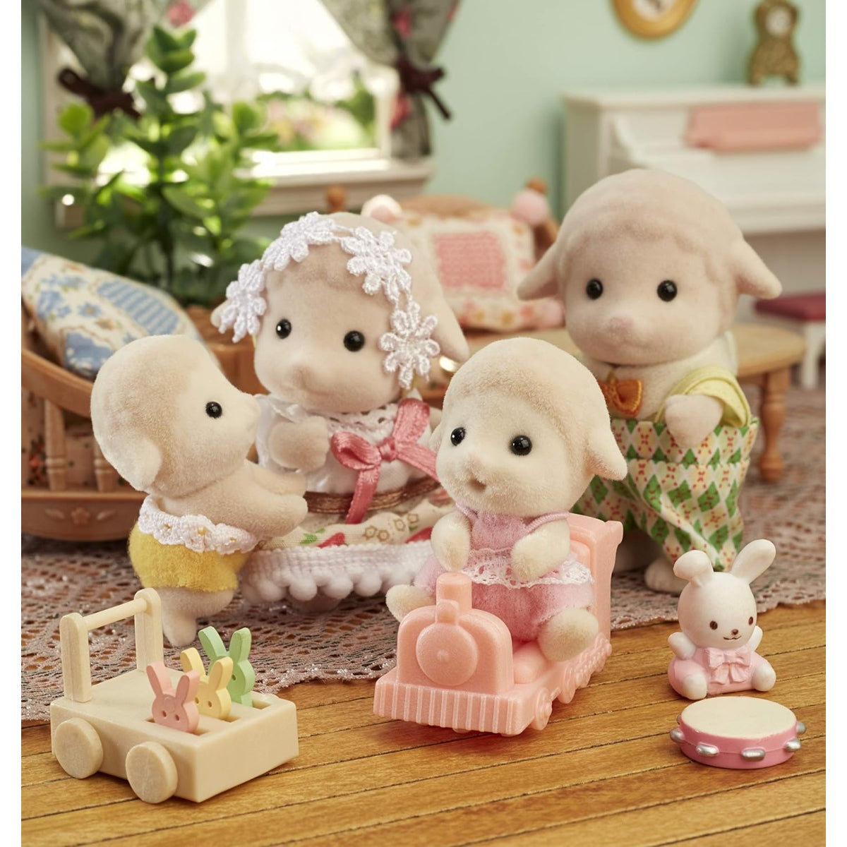 Sylvanian Families Gemelos : Borrego Oveja (Set Completo)
