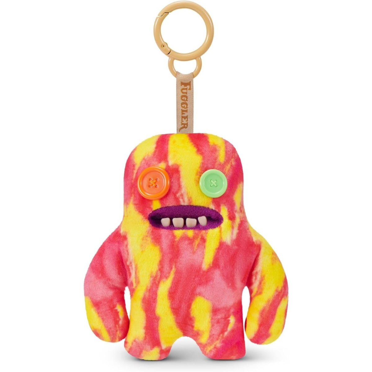 Fuggler Llavero : Keypers - Amarillo Rojo (Peluche)