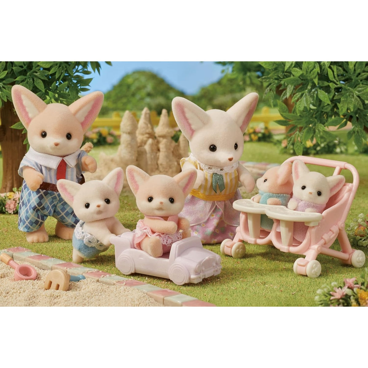 Sylvanian Families Familia : Zorro Fennec (Set Completo)