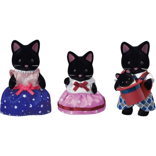 Sylvanian Families Familia : Gato Negro  (Set Completo)