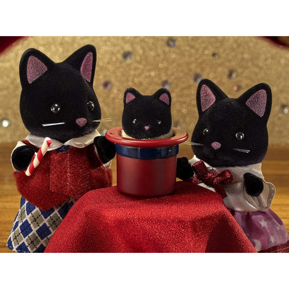 Sylvanian Families Familia : Gato Negro  (Set Completo)