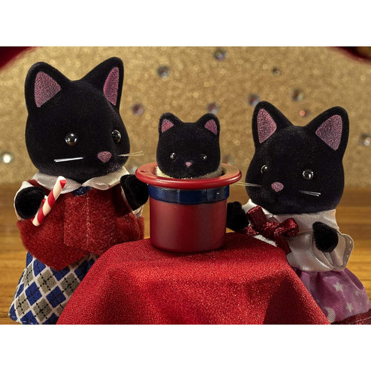 Sylvanian Families Familia : Gato Negro  (Set Completo)